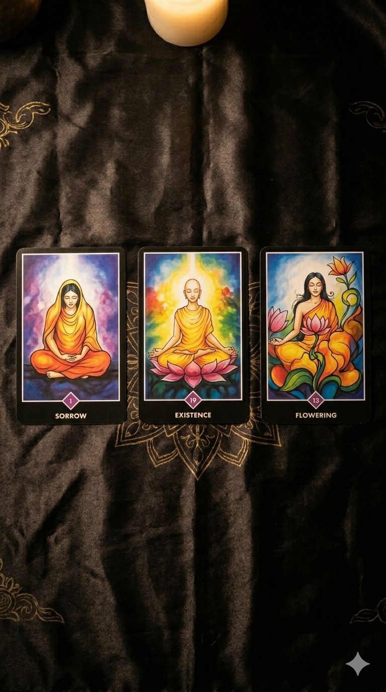 Three-card past·present·future